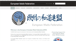 Desktop Screenshot of europeanwadofederation.com