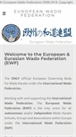 Mobile Screenshot of europeanwadofederation.com